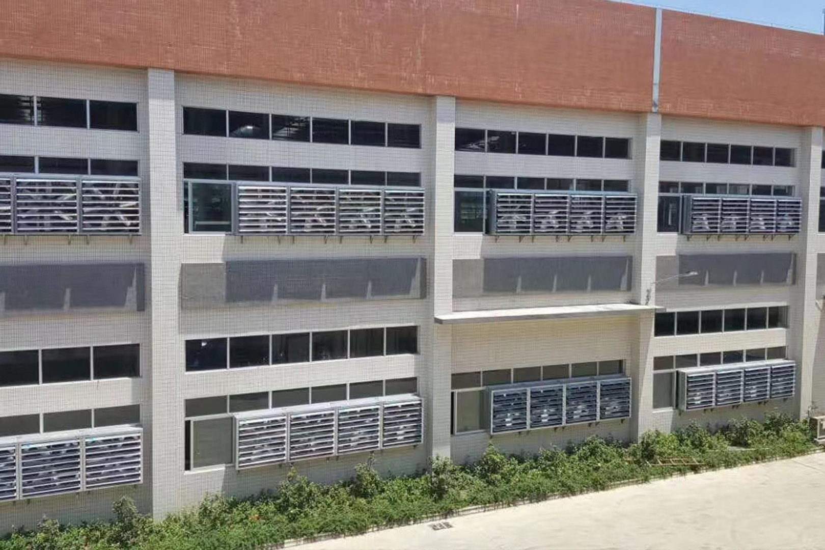 工业冷风机负压风机降温案例