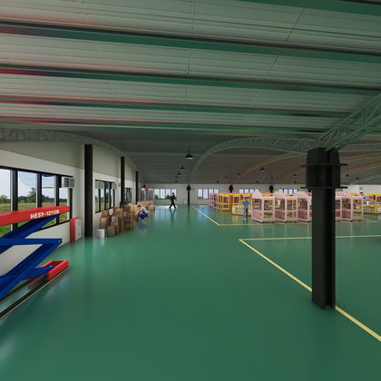 游戏机生产车间负压风机通风方案